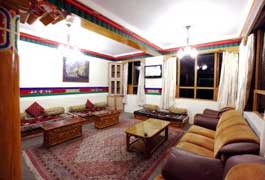 Sitting Area in Hotel Lobby